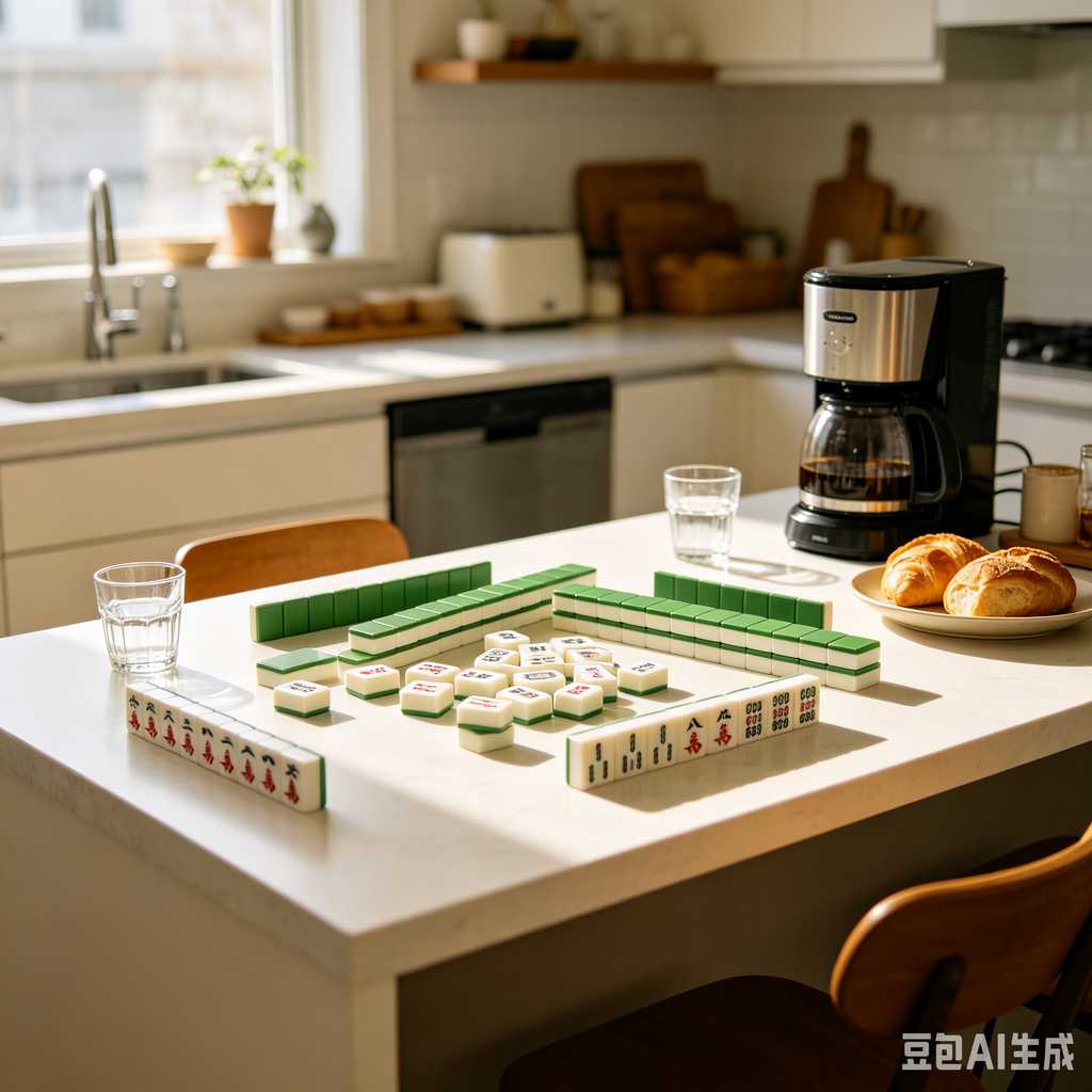 compact mahjong set for small home