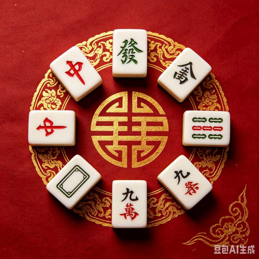 asian classic board game mahjong